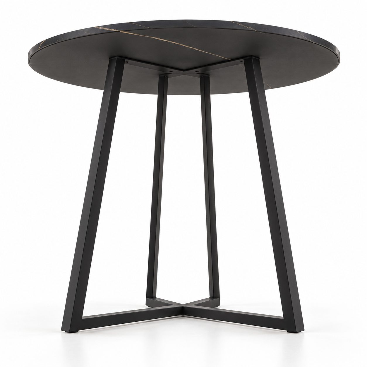 Modern Minimalist Round Coffee Dining Table for Small Apartments Leisure Balcony Chairs Reception & Negotiation Use detail 3