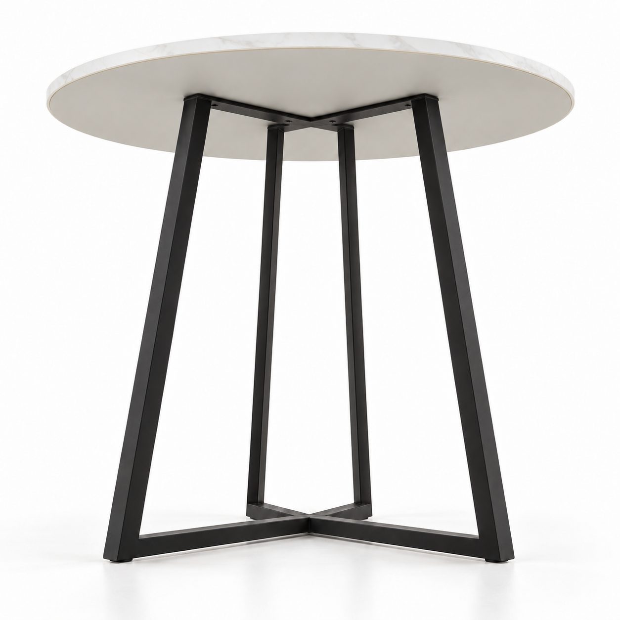 Modern Minimalist Round Coffee Dining Table for Small Apartments Leisure Balcony Chairs Reception & Negotiation Use detail 4