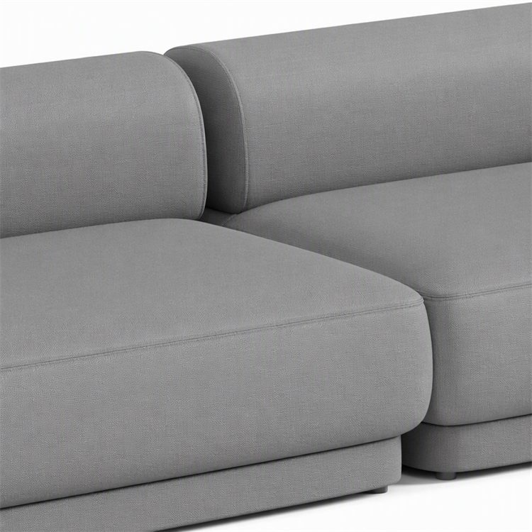High Quality Italian Luxury Sofa Factory Vintage Design Bolster Style Backrest Couch Modern Fashion Combination Sectional Sofa detail 1