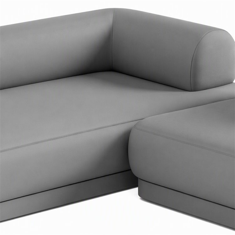High Quality Italian Luxury Sofa Factory Vintage Design Bolster Style Backrest Couch Modern Fashion Combination Sectional Sofa detail 2