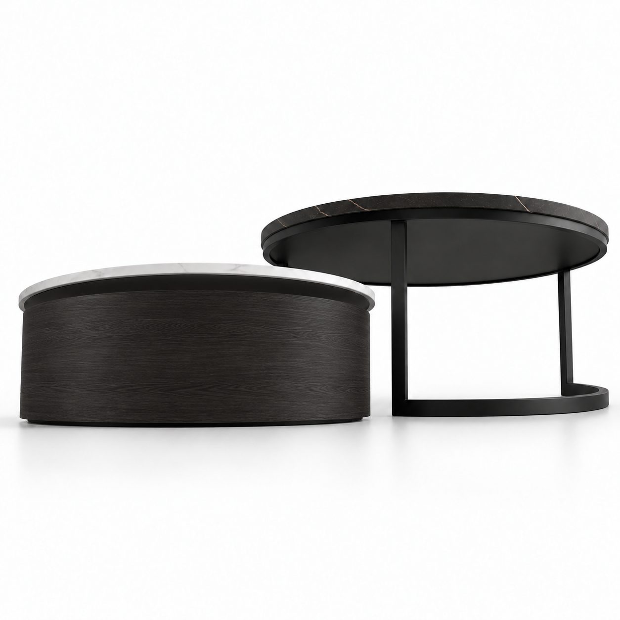 Modern Simple Design Italian Style Round Coffee Table Small Elegant Design for Home Decor detail 2