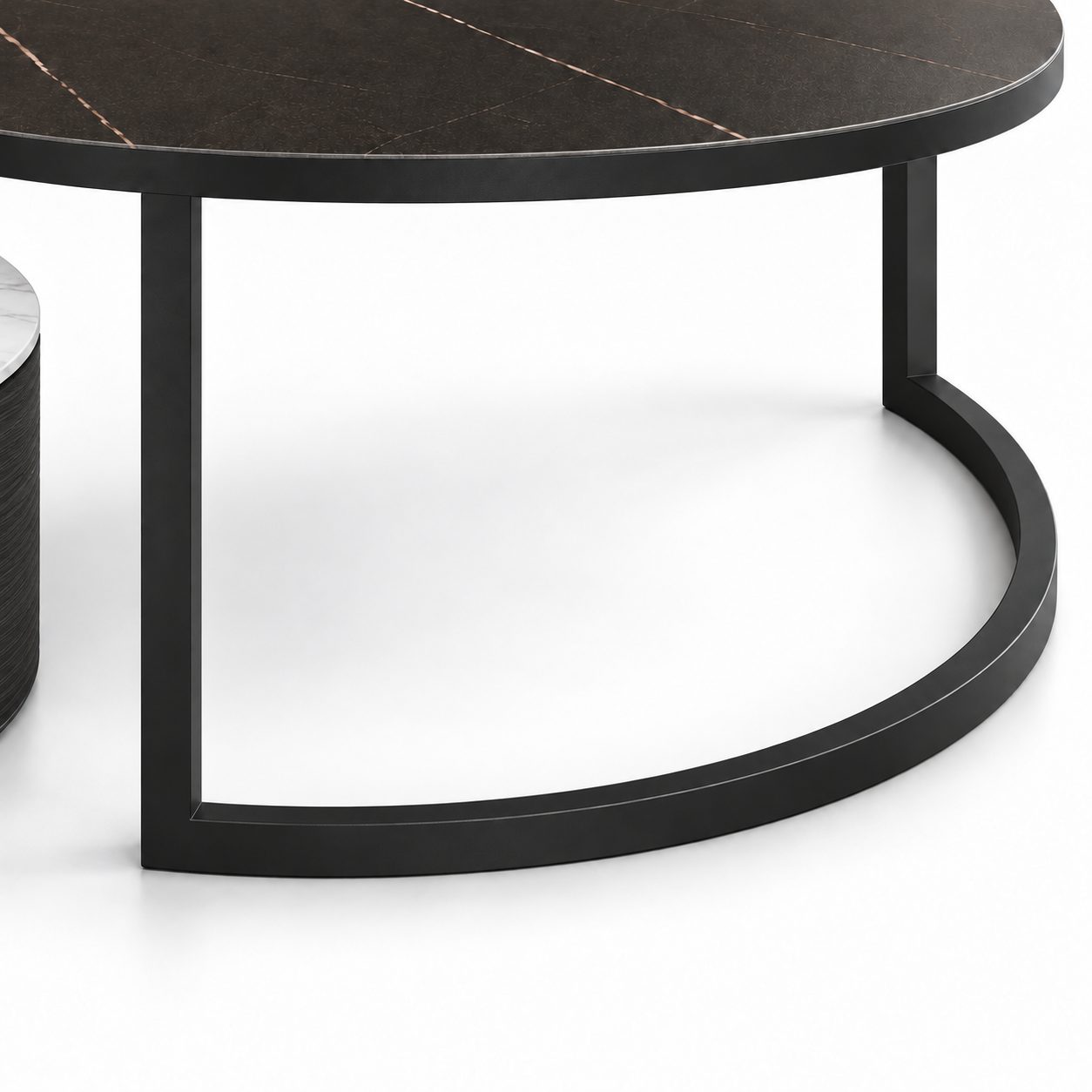 Modern Simple Design Italian Style Round Coffee Table Small Elegant Design for Home Decor detail 4