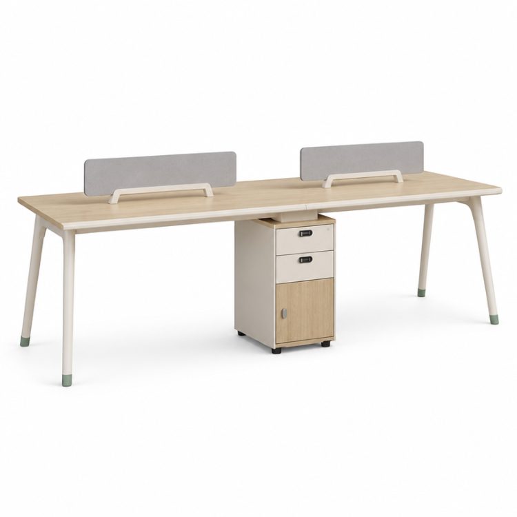 Hot Selling Booth Staff Desk Staff Simple Modern Staff Office Desk Chair Combination Computer Table detail 2