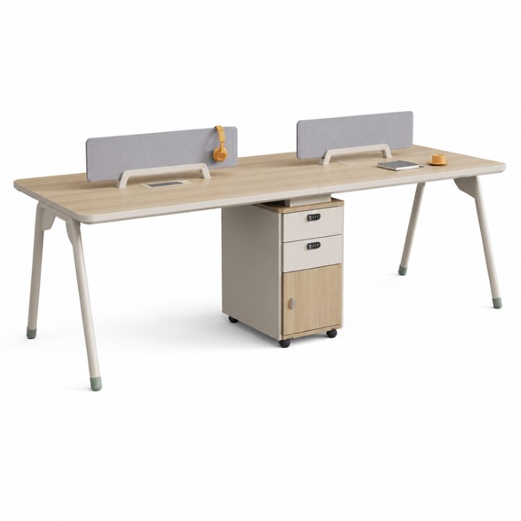 Hot Selling Booth Staff Desk Staff Simple Modern Staff Office Desk Chair Combination Computer Table detail 3