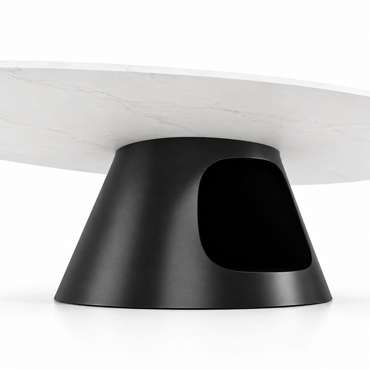 Modern Nesting Small Round Side End Coffee Table for Bedroom Living Room Furniture detail 3