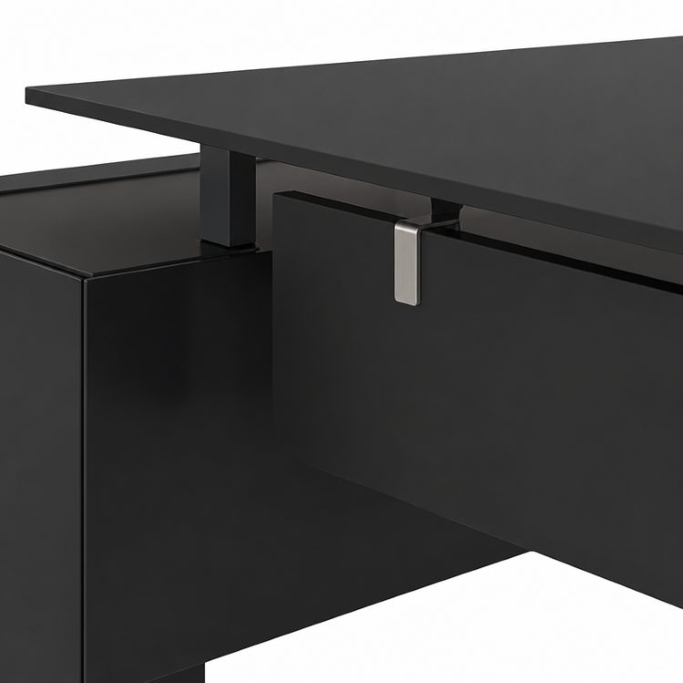 Modern Luxury CEO Office Desk Large Executive Manager Desk High End Computer Desk Office Furniture With Drawer Cabinet detail 5