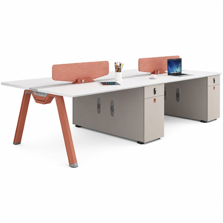 Customized Color Cubicles Staff Workbench Table Computer Furniture Modular Office Work Station Desk detail 2