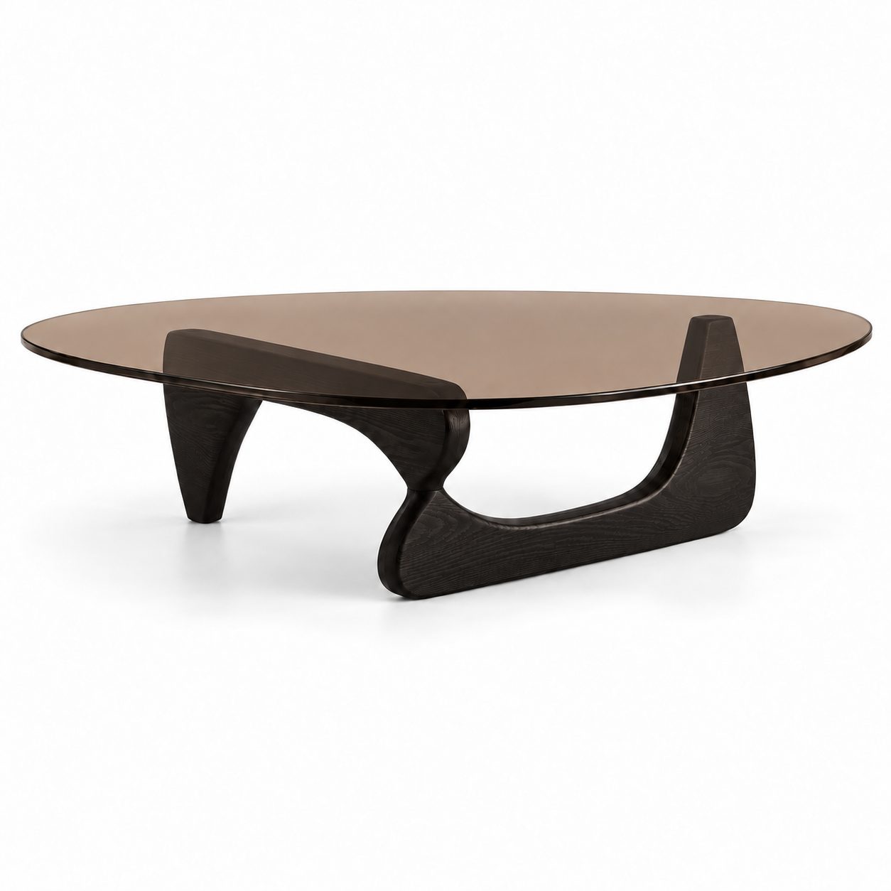Creative Transparent Tempered Glass Small Coffee Table Modern Portable Home Living Room and Home Office Table detail 1