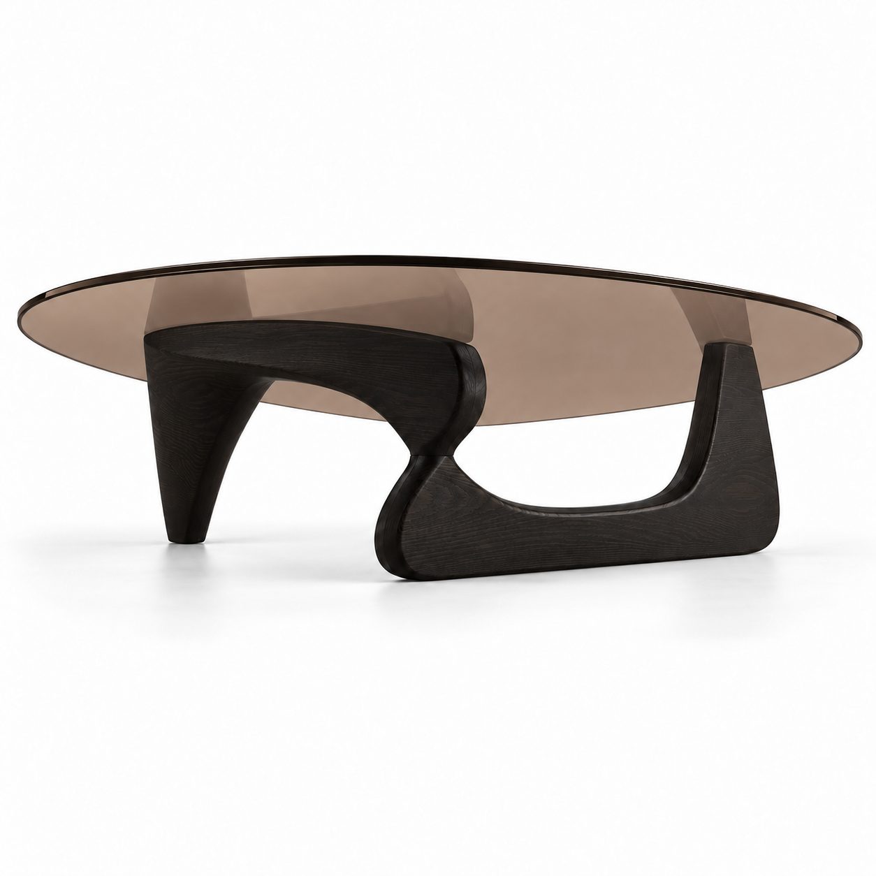 Creative Transparent Tempered Glass Small Coffee Table Modern Portable Home Living Room and Home Office Table detail 2