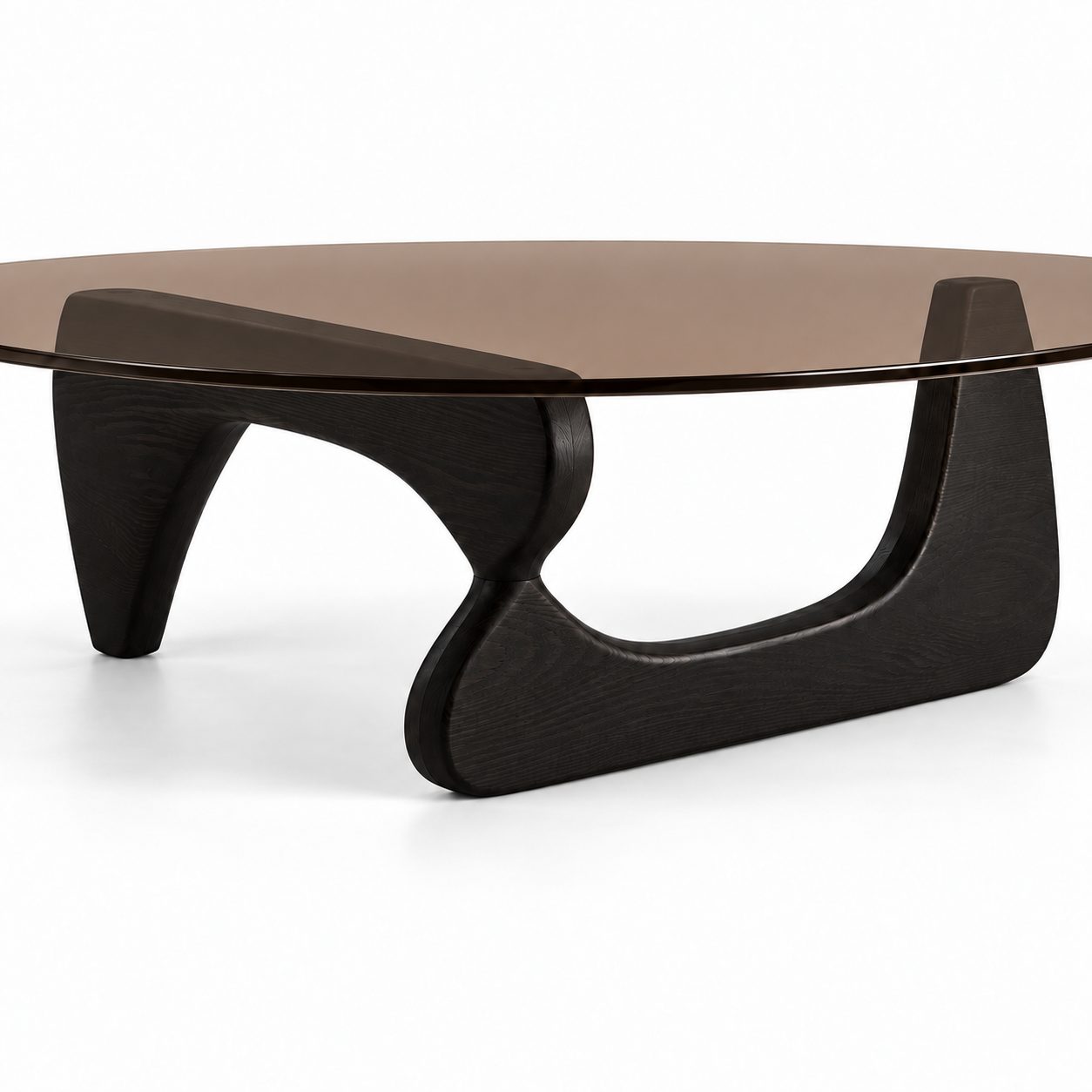 Creative Transparent Tempered Glass Small Coffee Table Modern Portable Home Living Room and Home Office Table detail 3