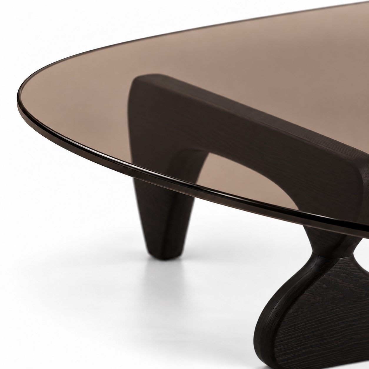 Creative Transparent Tempered Glass Small Coffee Table Modern Portable Home Living Room and Home Office Table detail 4
