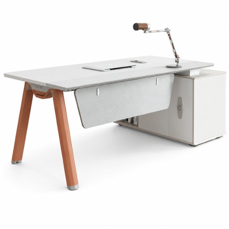 Wholesale Simple Fashion General Manager Boss Desk Working Office Furniture Computer Table L Shape detail 1