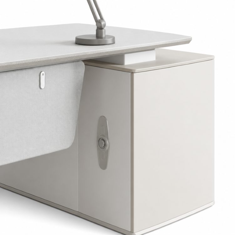Wholesale Simple Fashion General Manager Boss Desk Working Office Furniture Computer Table L Shape detail 4
