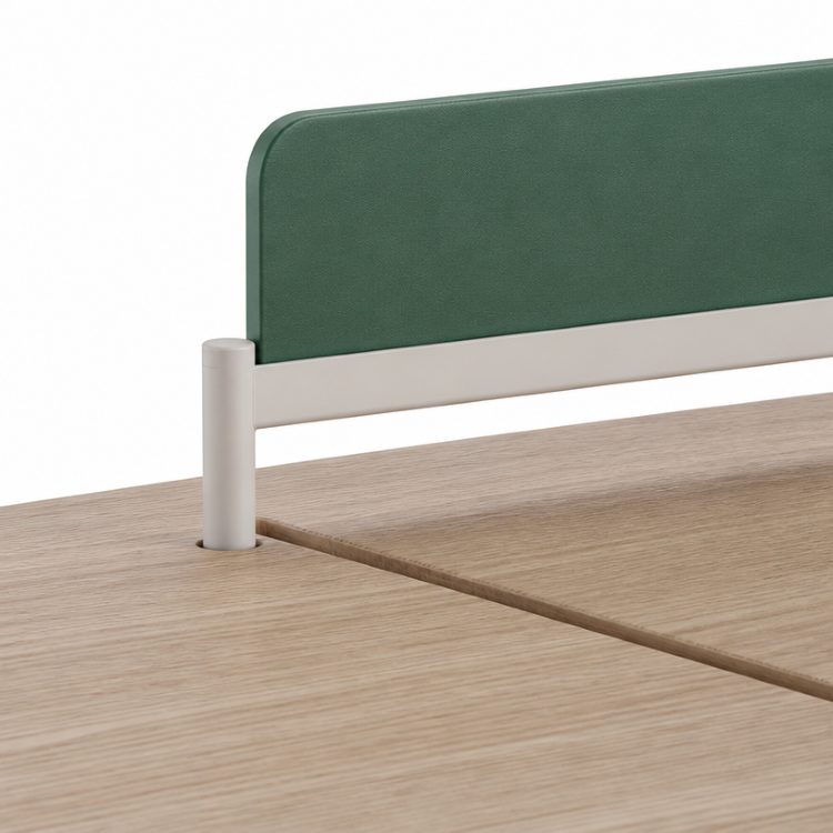 Modern High Quality Modular Extendable Wooden Office Desk 2-4 People Commercial Use Workstation Furniture GENOVA detail 3