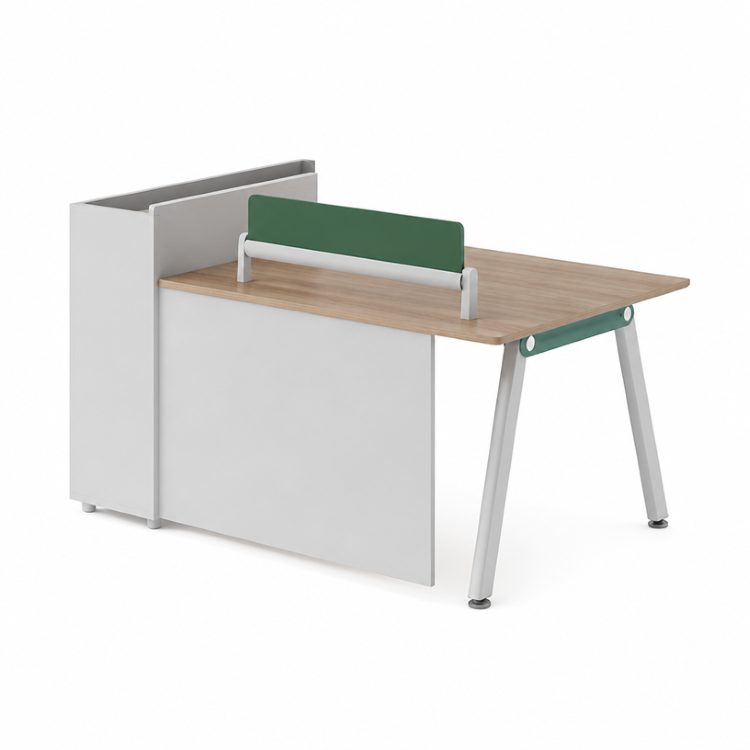 Modern Open Work Station Cubicle 2 Person Workstation Desk Melamine-E1 Material Extendable Modular Design for Commercial Use detail 2