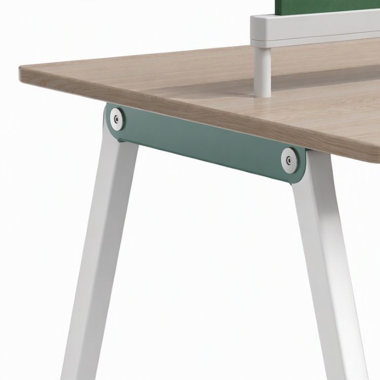 Modern Open Work Station Cubicle 2 Person Workstation Desk Melamine-E1 Material Extendable Modular Design for Commercial Use detail 5