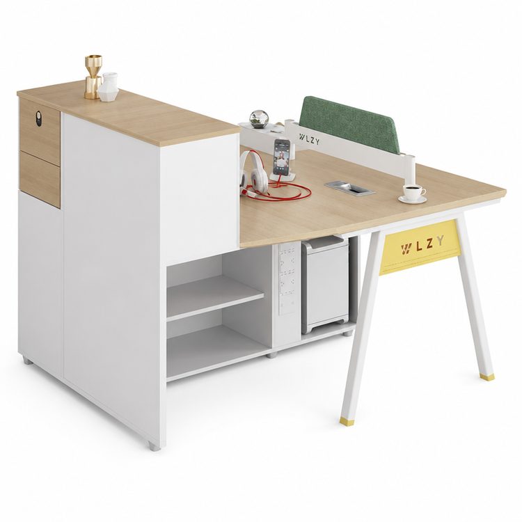 Modern Office Cubicle Workstation Work Computer Desk Luxury Executive Employee Staff Partition Table Furniture Set Wholesale detail 2