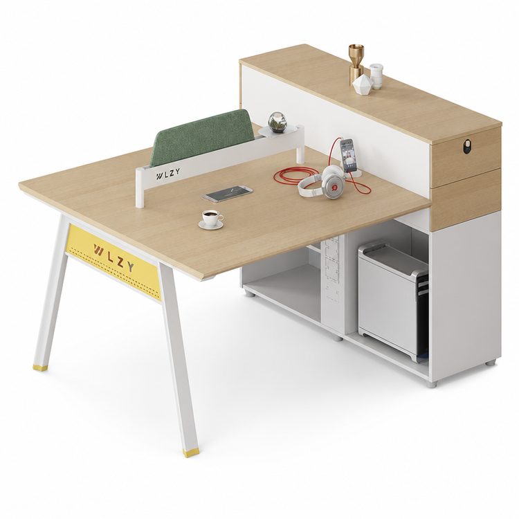 Modern Office Cubicle Workstation Work Computer Desk Luxury Executive Employee Staff Partition Table Furniture Set Wholesale detail 3
