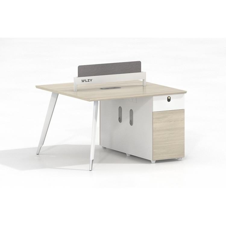 Office Cubicle Workstation Work Computer Desk Modern Wooden Employee Seat Partition Station Staff Table Furniture Set Wholesale detail 1