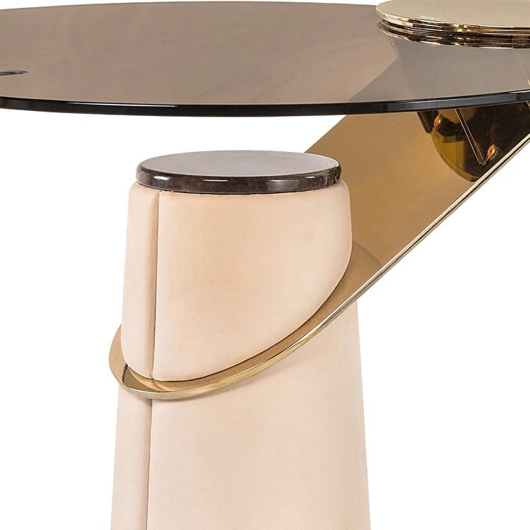 Custom-made Nordic Glass Coffee Table Modern Design Durable Hotel & Living Room Furniture detail 4