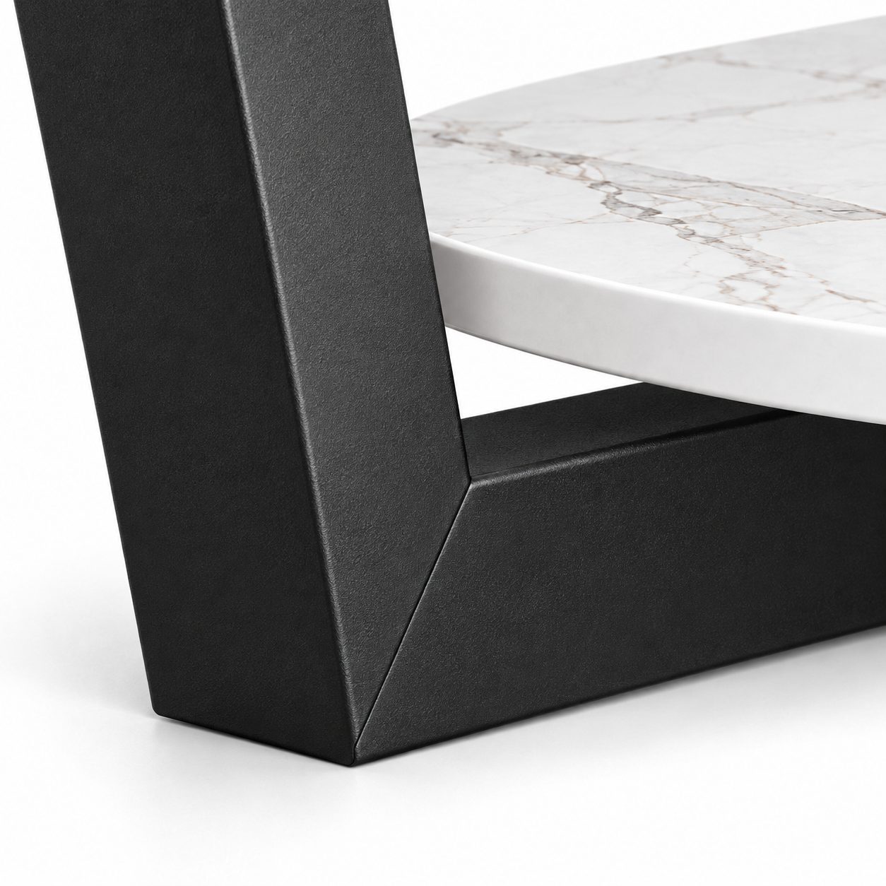 Nordic Minimalist Marble Side Table Luxury Corner Coffee Table Rock Slab End Table for Bedroom Living Room Wholesale detail 6