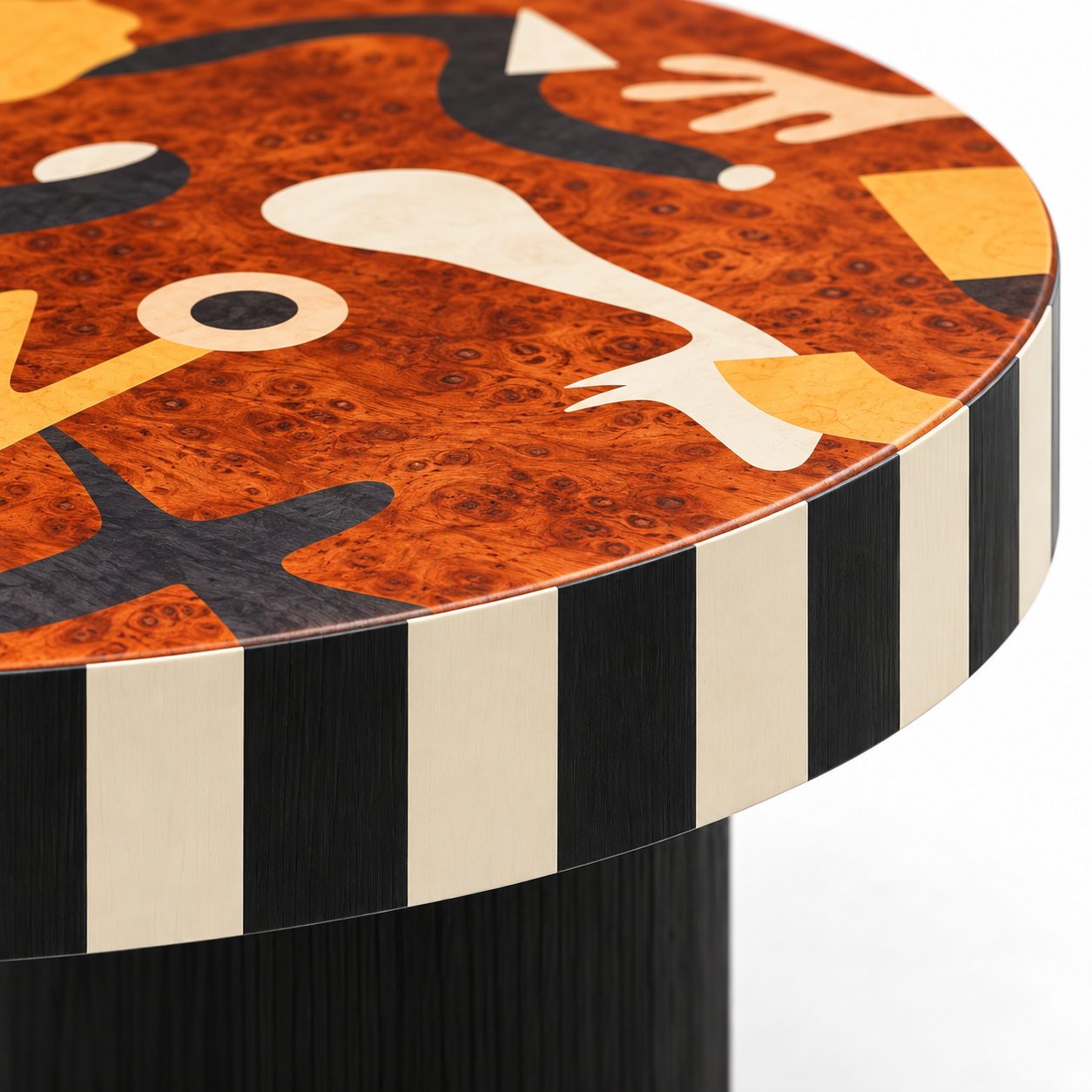 Medieval Style Designer Creative Coffee Table Mobile MDF Living Room Home Furniture High-grade detail 3