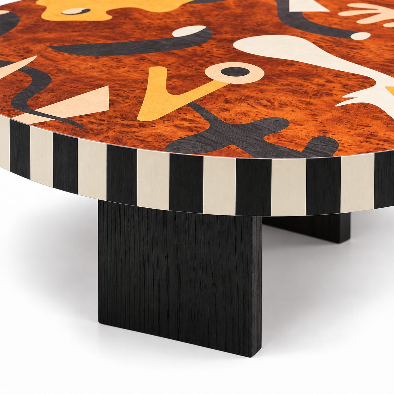 Medieval Style Designer Creative Coffee Table Mobile MDF Living Room Home Furniture High-grade detail 5