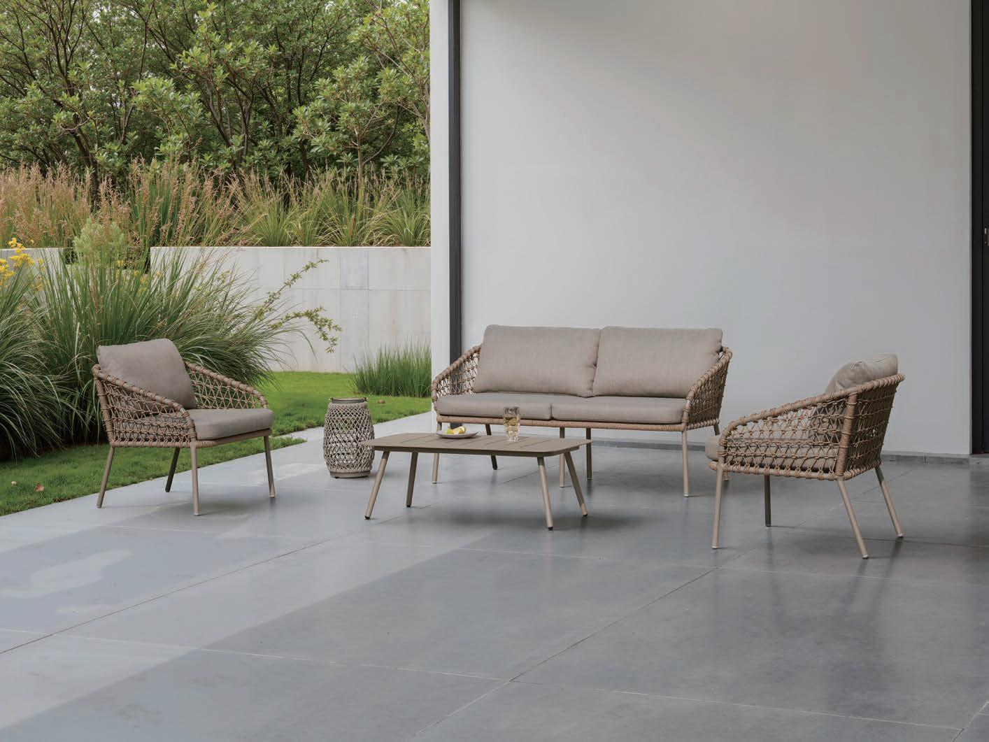 Durable all-weather lounge chairs for hospitality