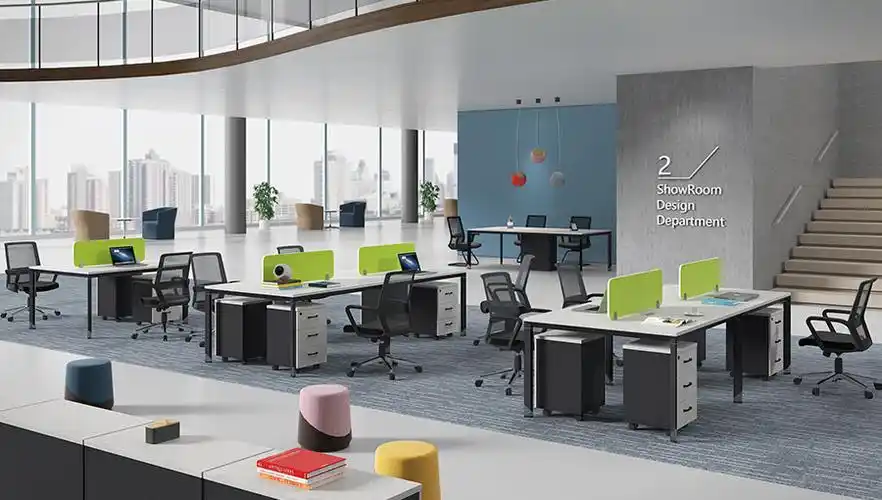 Wholesale 6-Person Office Workstations: Bulk Savings & Ergonomic Desks