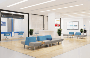 reception sofa