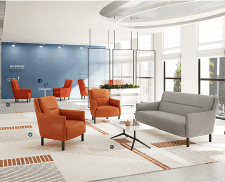 reception sofa