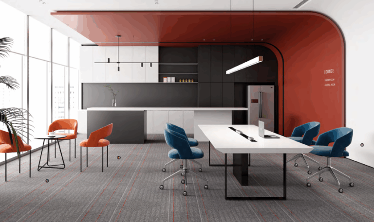 conference table and chair