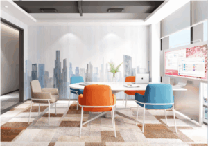 conference table and chair