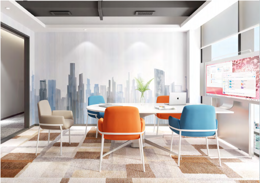 conference table and chair