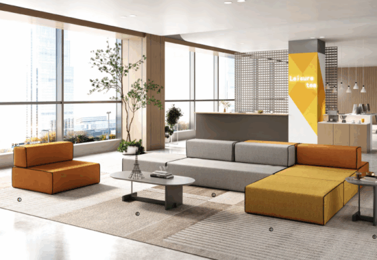 Variety of ergonomic breakroom seating options