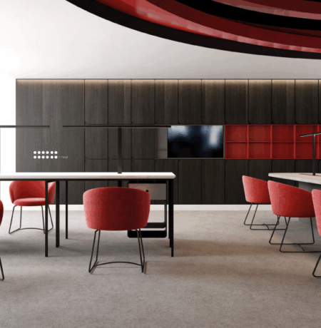 Chinese factory floor producing office furniture