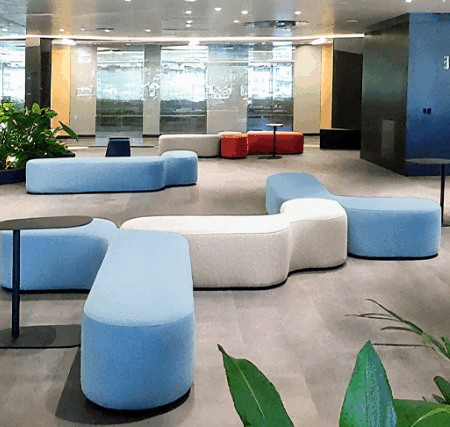 Logistics team managing shipping of office desks from China