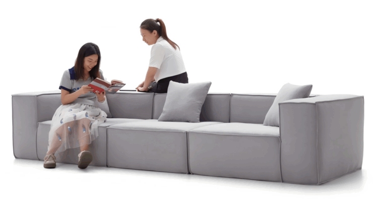 Graph showing cost savings from bulk office furniture purchase