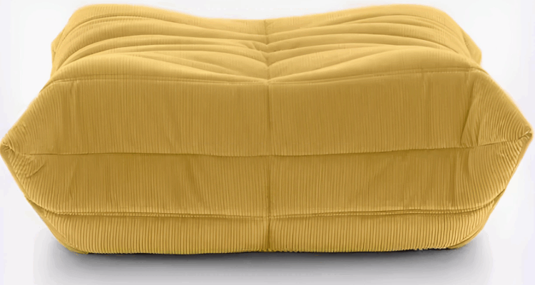 Close-up of a durable, stackable canteen chair