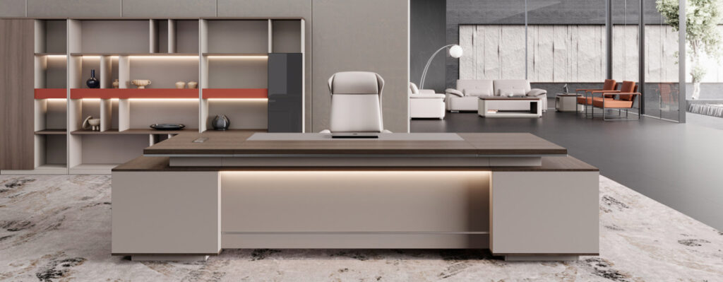 Modern office space with various heavy duty office chairs