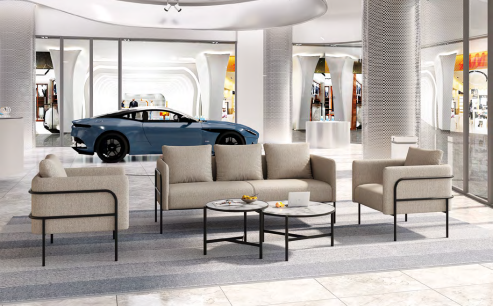 Diverse office layouts using portable screens