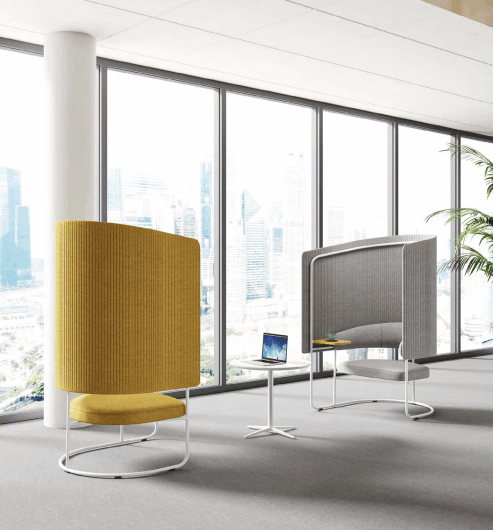 Close-up of adjustable ergonomic office chair features like lumbar support and armrests